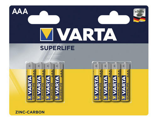 Varta SUPERLIFE AAA Wegwerpbatterij Zink-carbon