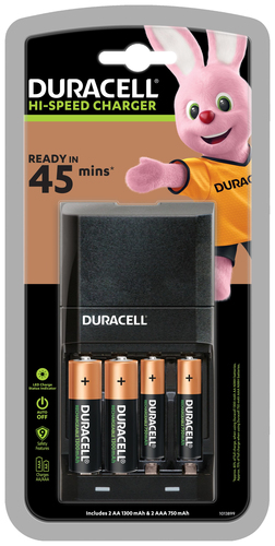 Duracell 45 minuten batterijlader, 1 tel